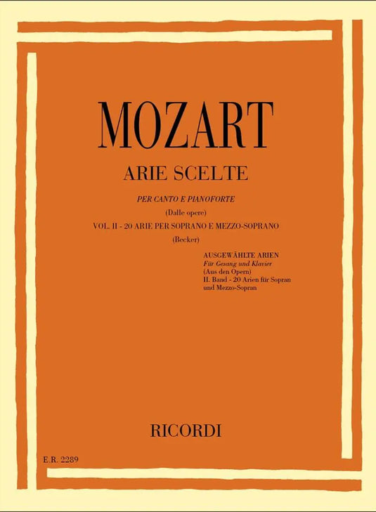 MOZART - Arie Scelte