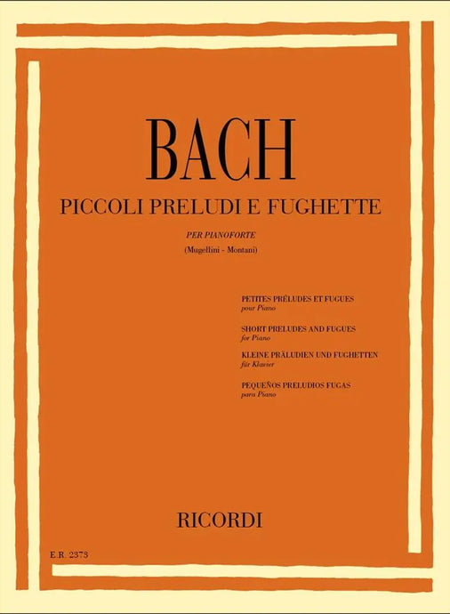 BACH - Piccoli Preludi E Fughette