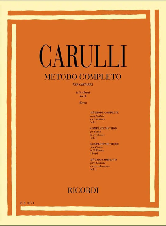 CARULLI - Metodo Completo in 3 volumi - Vol.1