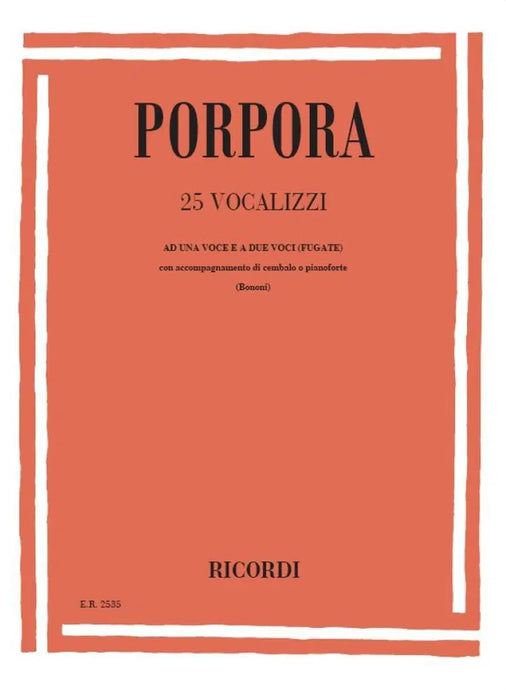 PORPORA - 25 Vocalizzi