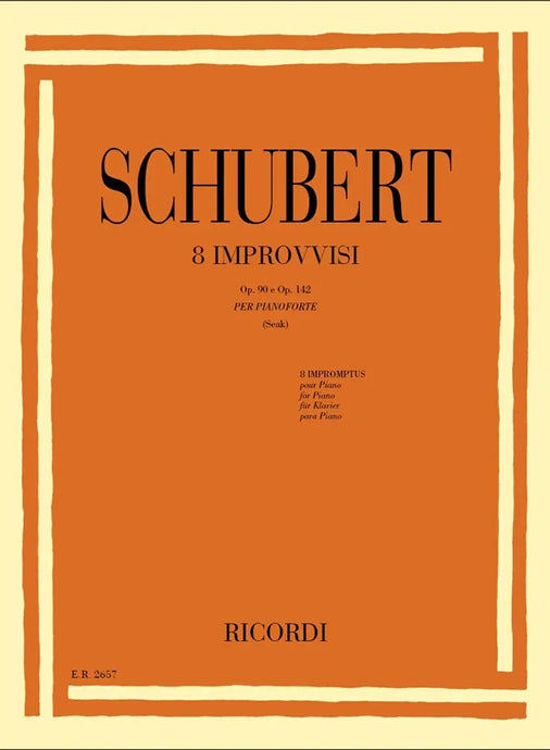 SCHUBERT - Improvvisi Op. 90 D. 899 E Op. Post. 142 D. 935