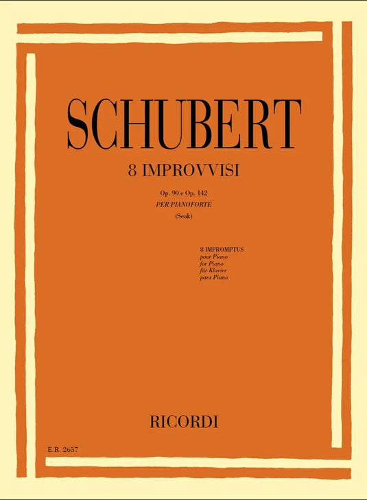 SCHUBERT - Improvvisi Op. 90 D. 899 E Op. Post. 142 D. 935