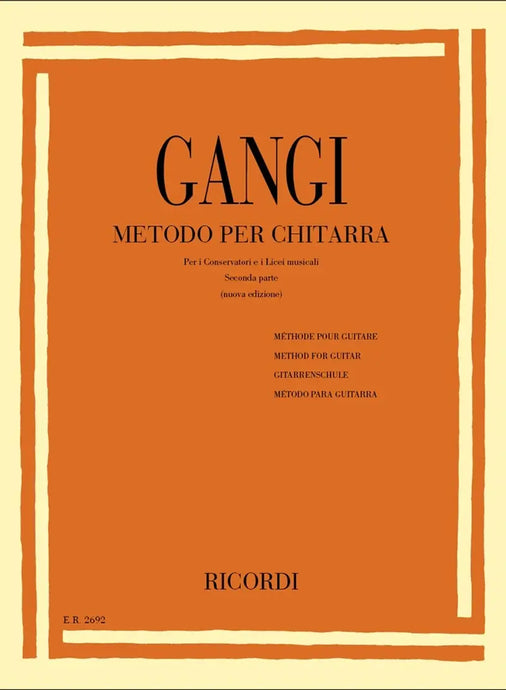 GANGI - Metodo per Chitarra - Parte II