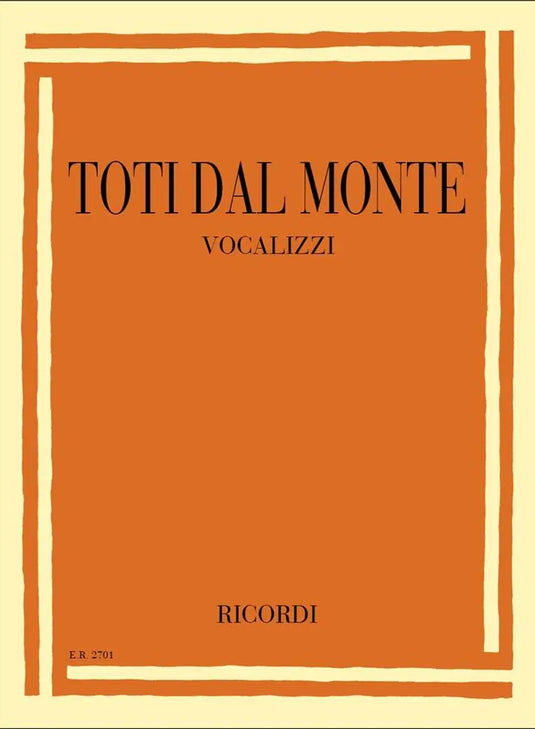 TOTI DAL MONTE - Vocalizzi
