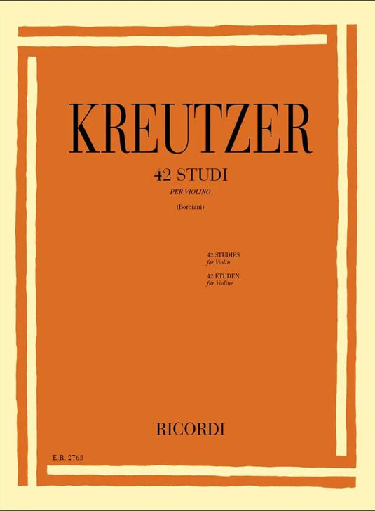 KREUTZER - 42 Studi (Borciani)