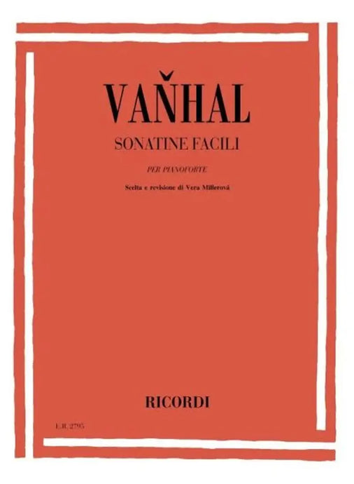 VANHAL - Sonatine Facili