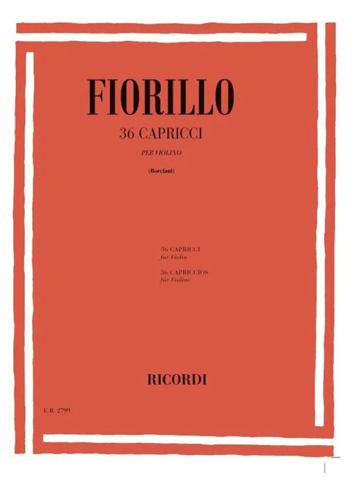 FIORILLO - 36 Capricci Per Violino