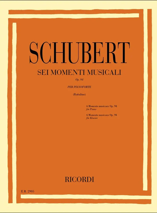 SCHUBERT - 6 Momenti Musicali Op.94 D.780