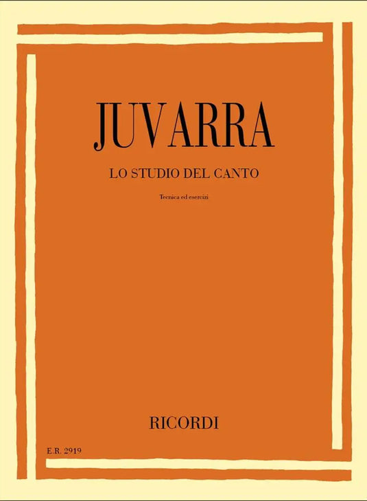 JUVARRA - Lo Studio Del Canto