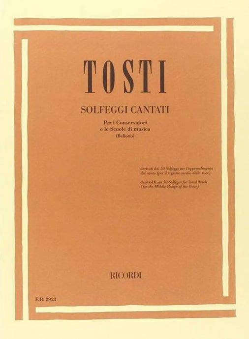 TOSTI - Solfeggi Cantati
