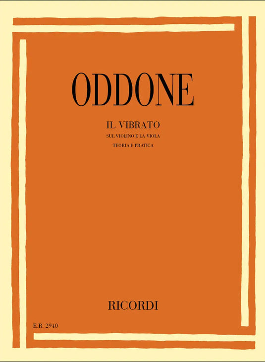 ODDONE - Il Vibrato - sul violino e la viola