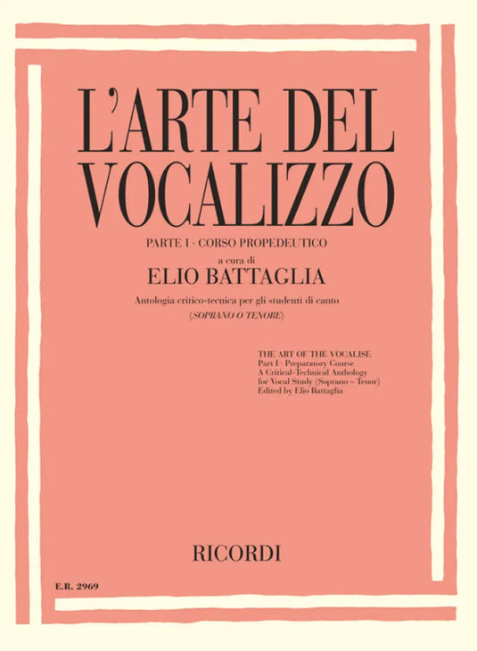 BATTAGLIA - L'Arte del Vocalizzo (Soprano-Tenore) Parte I