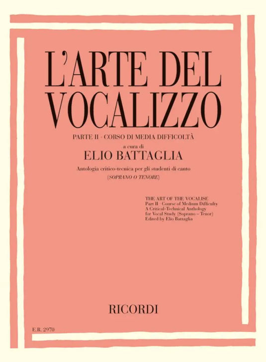 BATTAGLIA - L'Arte del Vocalizzo (Soprano-Tenore) Parte II