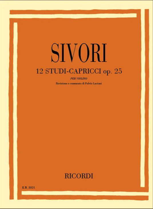 SIVORI - 12 Studi-Capricci op.25