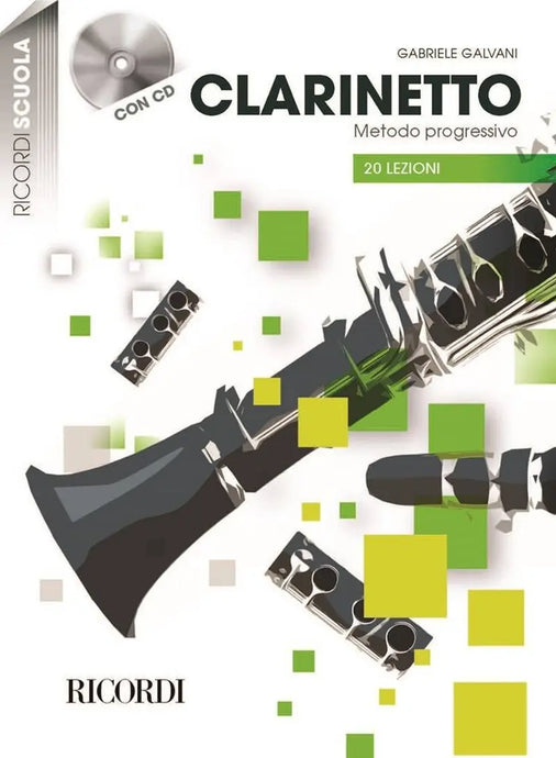 GALVANI - Clarinetto Metodo Progressivo -  20 Lezioni