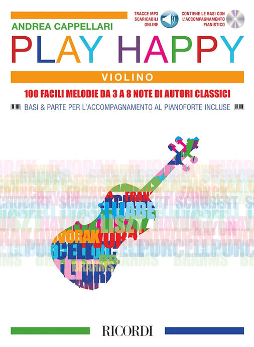 CAPPELLARI - Play Happy (Violino) - edizione con CD e MP3