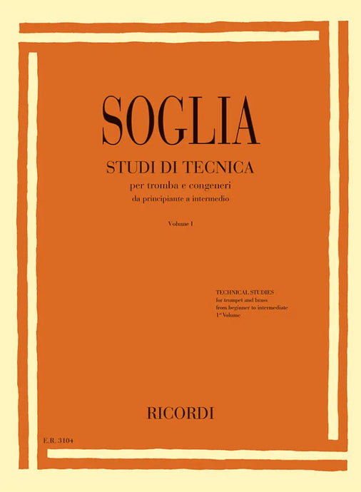 SOGLIA - Studi di tecnica per tromba e congeneri Vol. 1