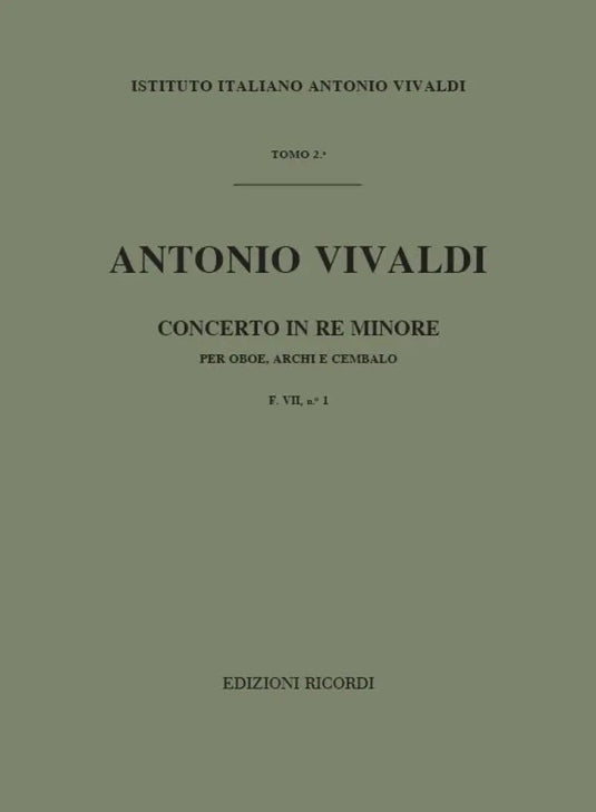 VIVALDI - Concerto in Re Minore F. VII n. 1 RV 454