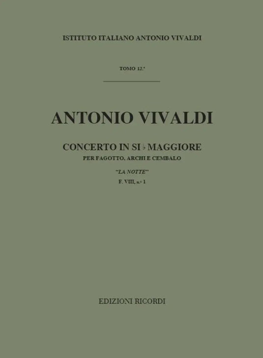 VIVALDI - Concerto in Si b Maggiore F. VIII n. 1 