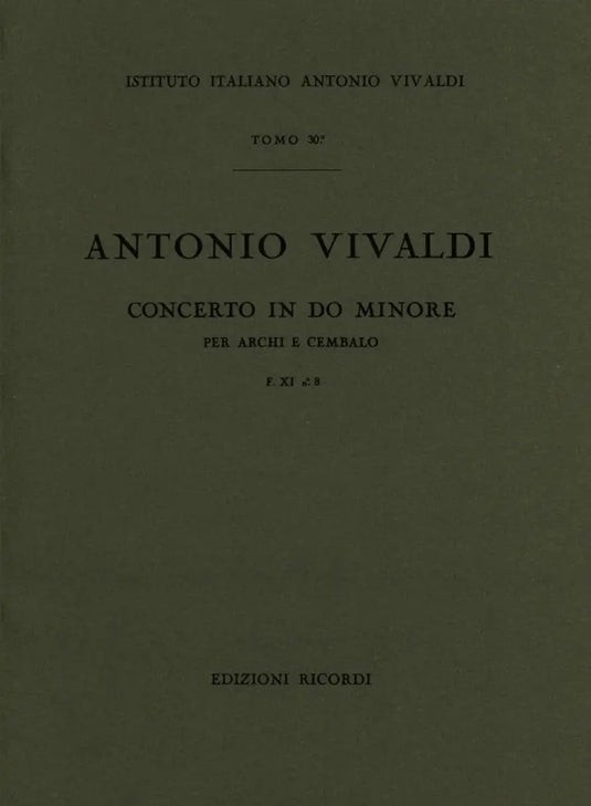 VIVALDI - Concerto in Do Minore F. XI n. 8 RV 120