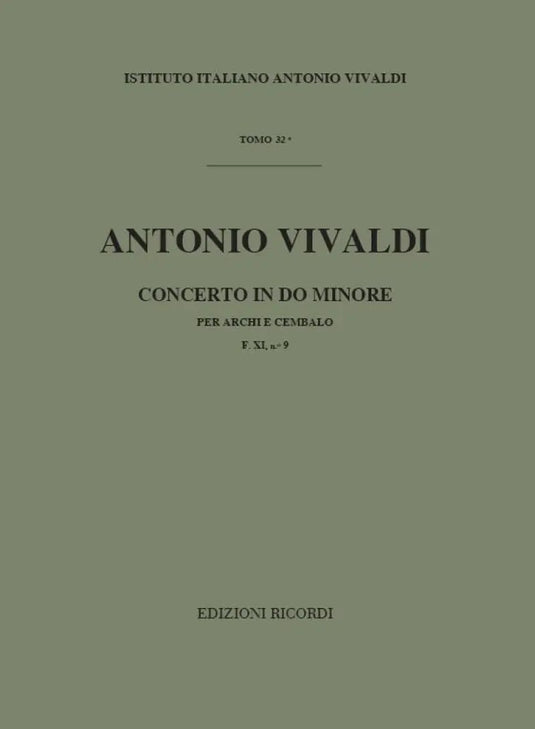 VIVALDI - Concerto in Do Minore F. XI n. 9 RV 118