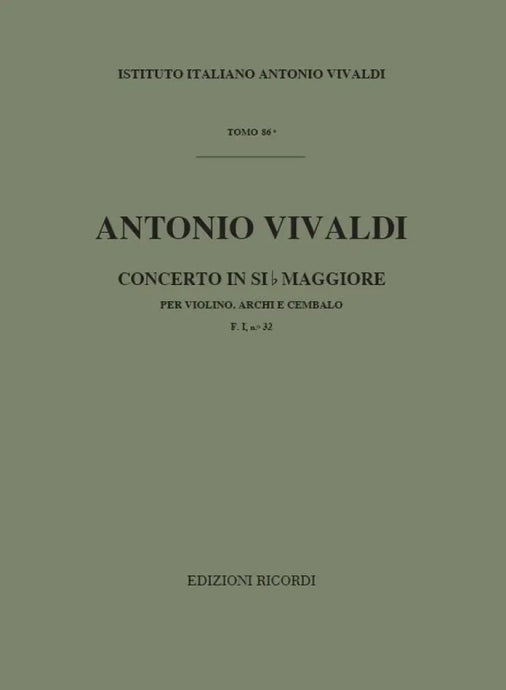 VIVALDI - Concerto in SIb Maggiore  F. I n. 32 RV 375