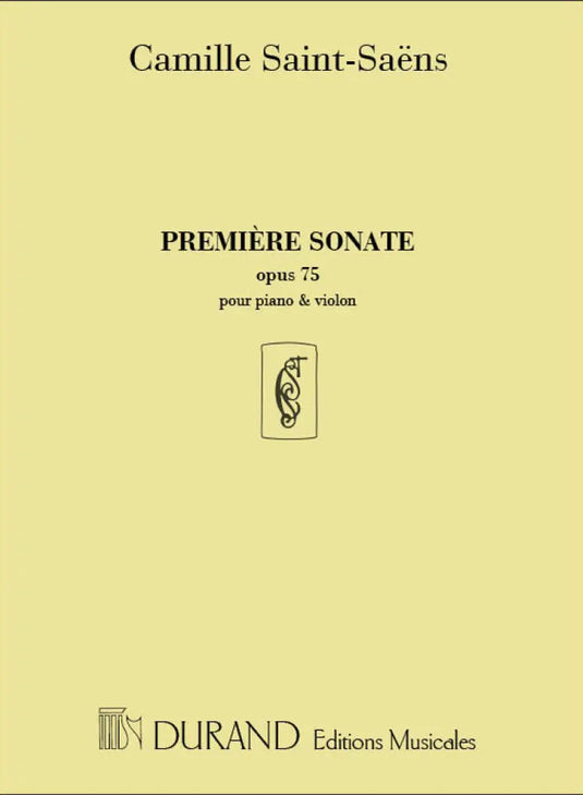 SAINT-SAENS - Premiere Sonate opus 75
