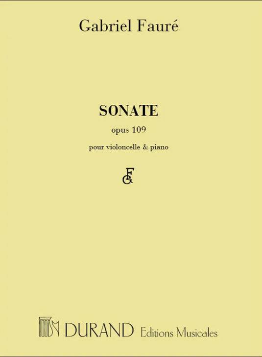 FAURÉ - Sonate op.109