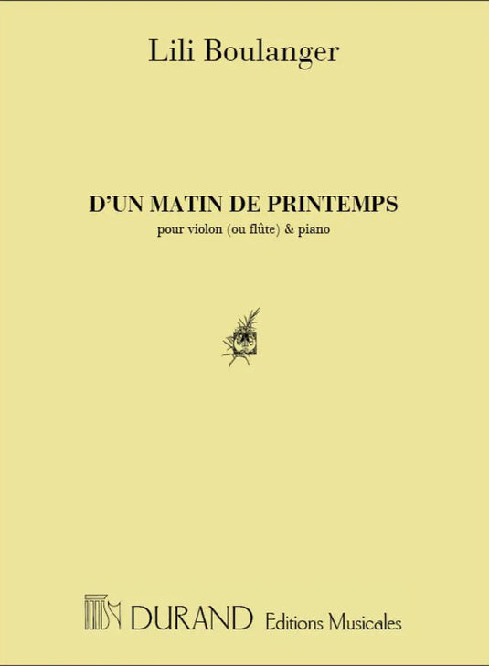 BOULANGER - D'Un Matin De Printemps