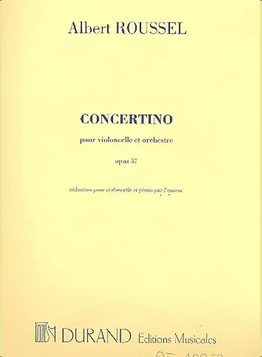 ROUSSEL - Concertino op.57