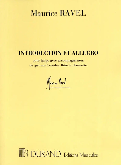 RAVEL - Introduction Et Allegro - Parte Arpa