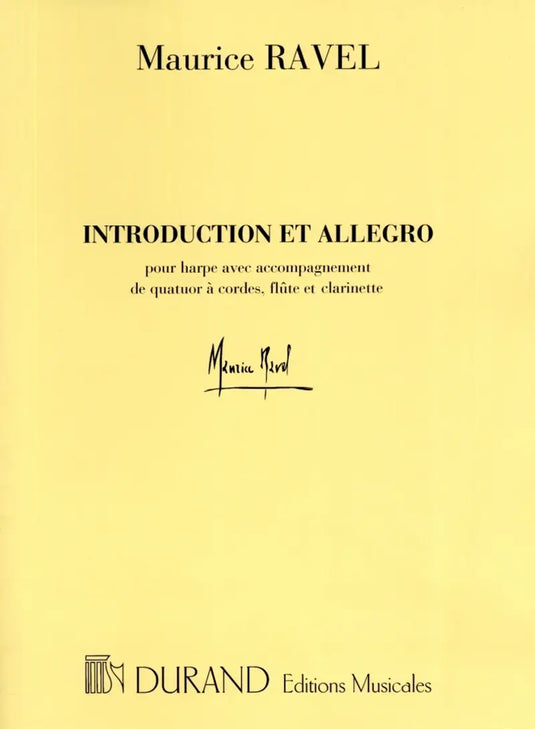 RAVEL - Introduction Et Allegro - Parte Arpa