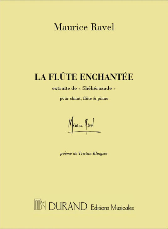 RAVEL - La Flute Enchantée - Canto Flauto e Piano