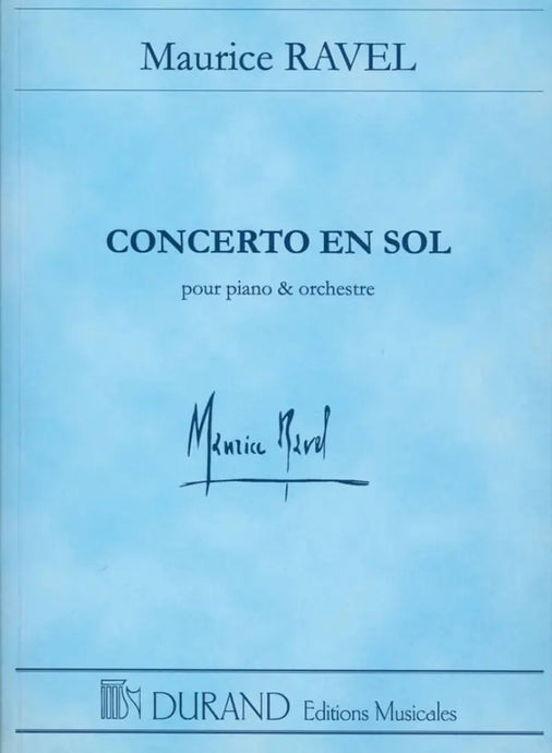 RAVEL - Concerto En Sol