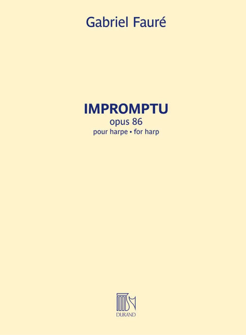FAURE - Impromptu Op. 86 pour Harpe