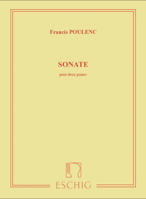 POULENC - Sonate pour deux pianos