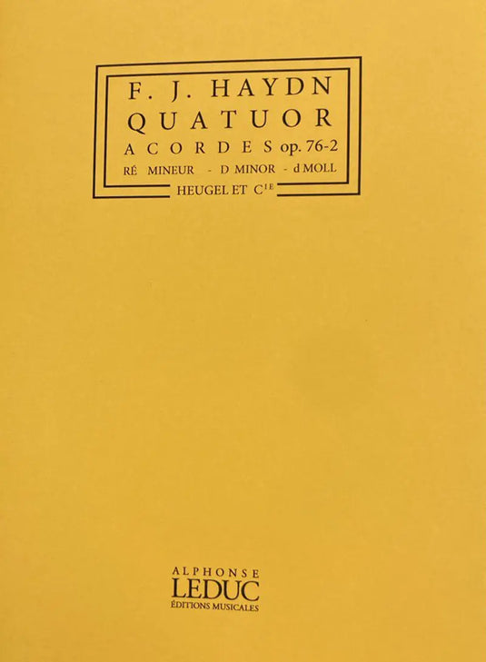HAYDN - Quatuor Acordes op.76-2 Re mineur
