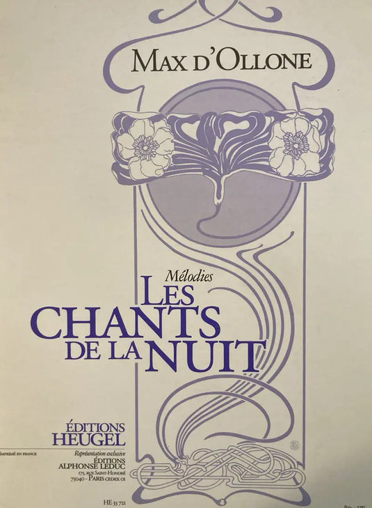 D'OLLONE - Les Chants de La Nuit