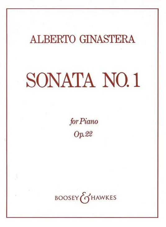 GINASTERA - Sonata No.1 op.22