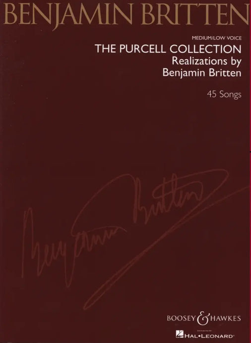 BRITTEN - The Purcell Collection – Medium/ Low Voice