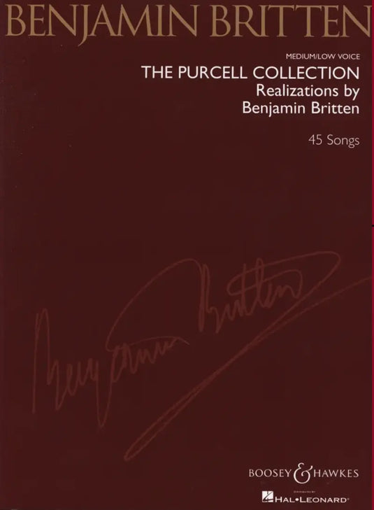 BRITTEN - The Purcell Collection – Medium/ Low Voice