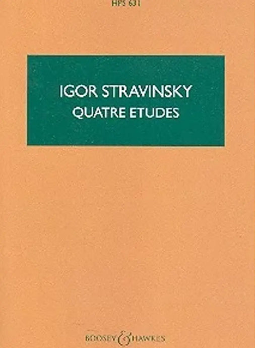 STRAVINSKY - Four Studies For Orchestra