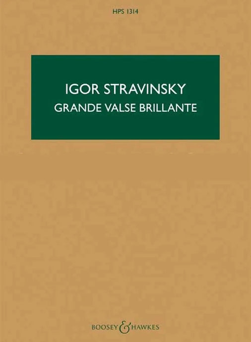 CHOPIN / STRAVINSKY - Grande valse brillante op. 18