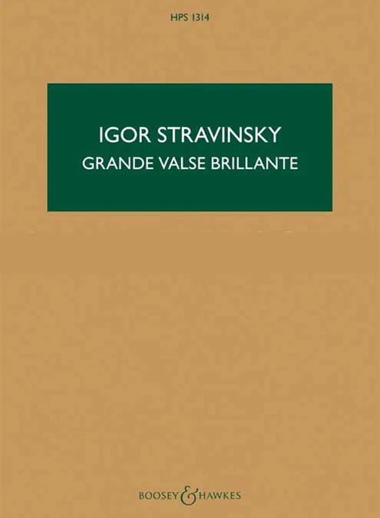 CHOPIN / STRAVINSKY - Grande valse brillante op. 18