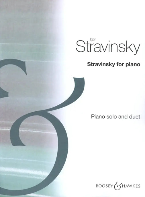 STRAVINSKY - For Piano