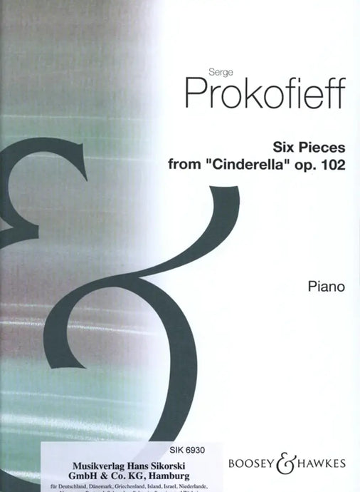 PROKOFIEFF - Six Pieces from Cinderella Op. 102