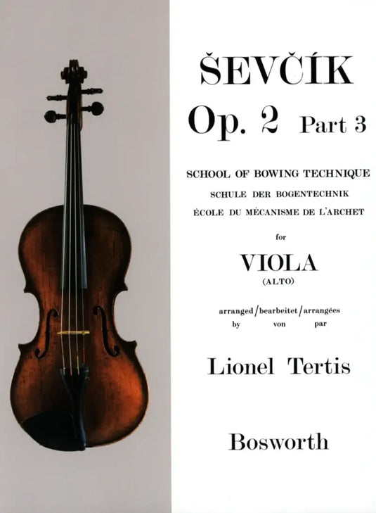 SEVCIK - Viola Studies: school of bowing technique Op.2 Part 3
