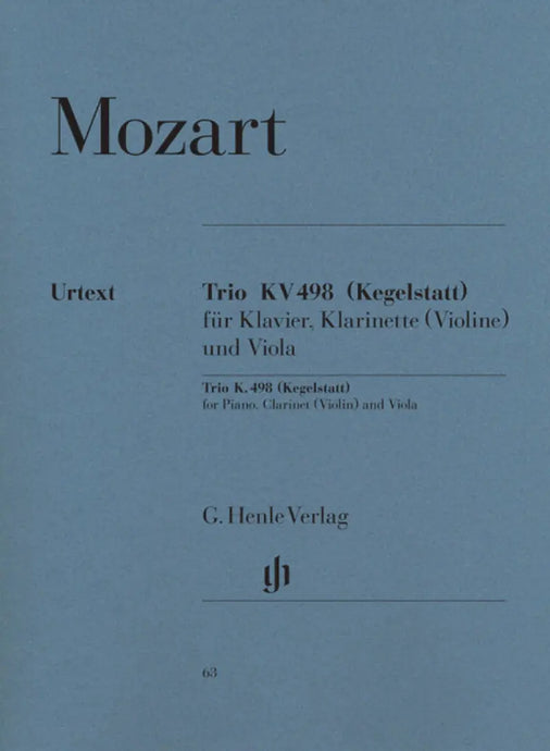 MOZART - Trio KV 498 (Kegelstatt)