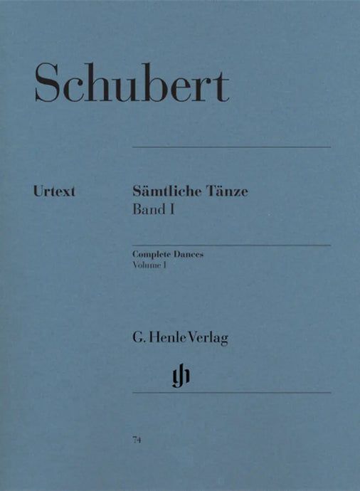 SCHUBERT - Samtliche Tanze Band I