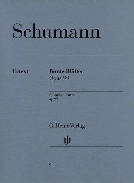 SCHUMANN - Bunte Blätter Op. 99